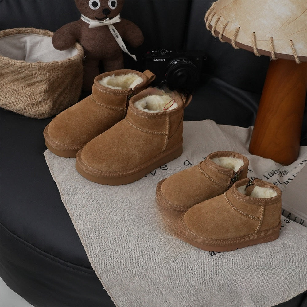 XSH Leather Children's Snow Boots