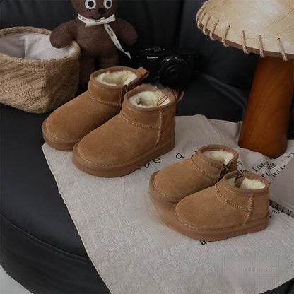 XSH Leather Children's Snow Boots