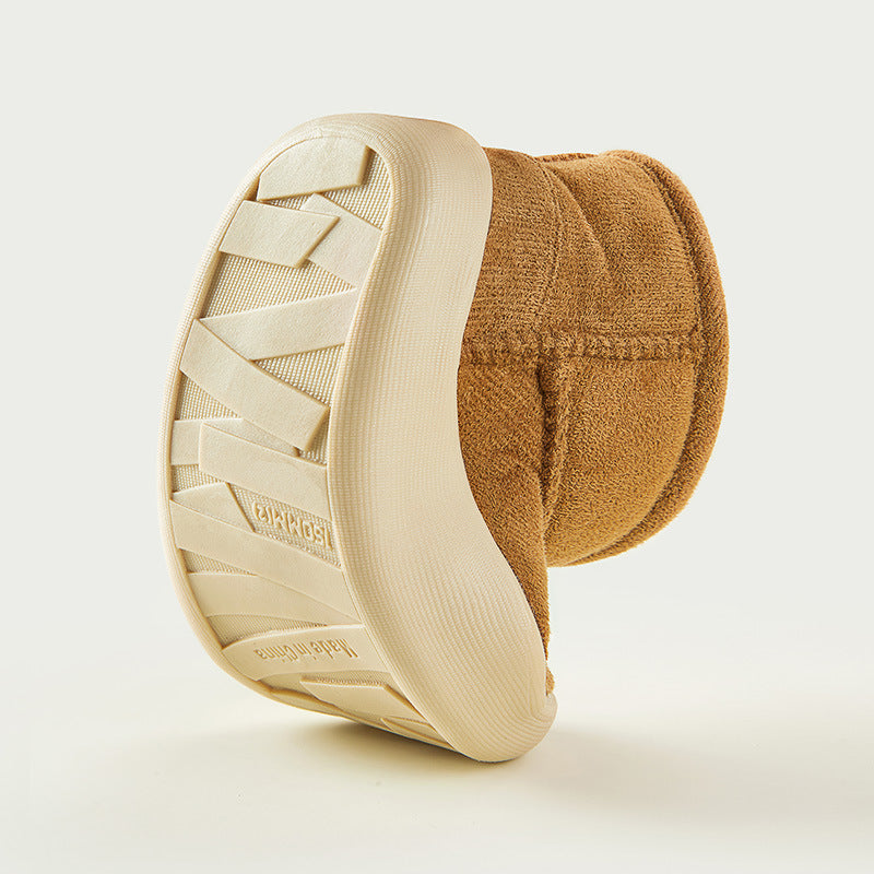 Children's short boots with fleece lining