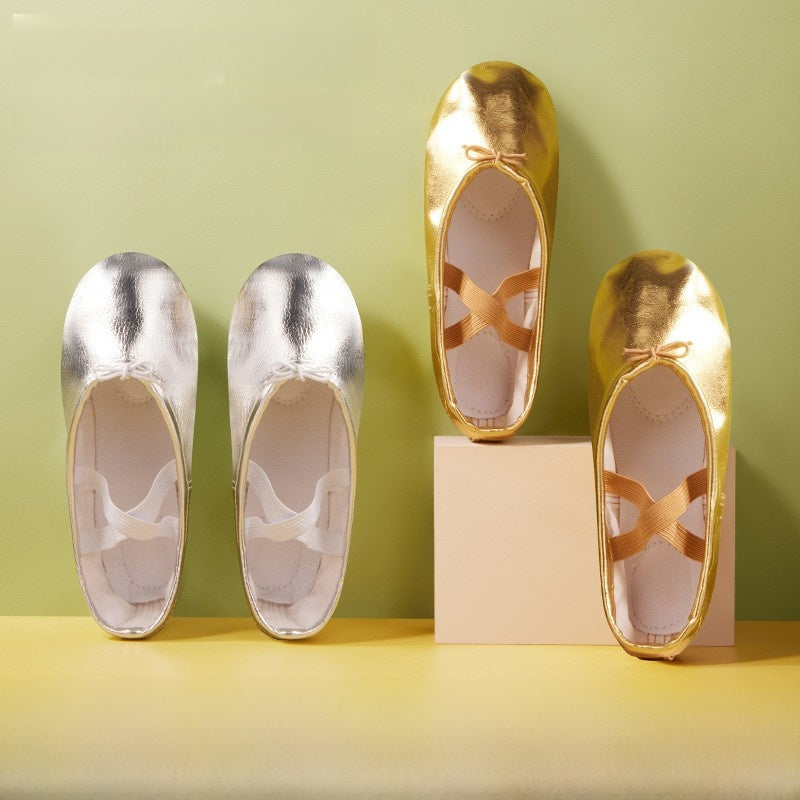 Children's Soft Bottom PU Leather Dance Shoes