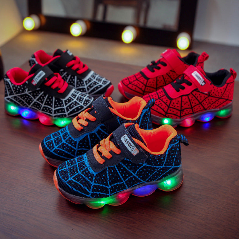 Children's glowing shoes