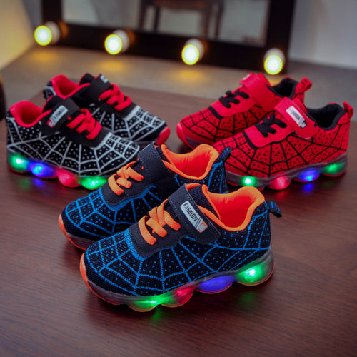 Children's glowing shoes