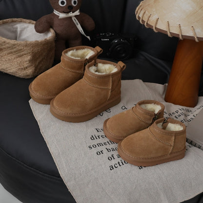 XSH Leather Children's Snow Boots