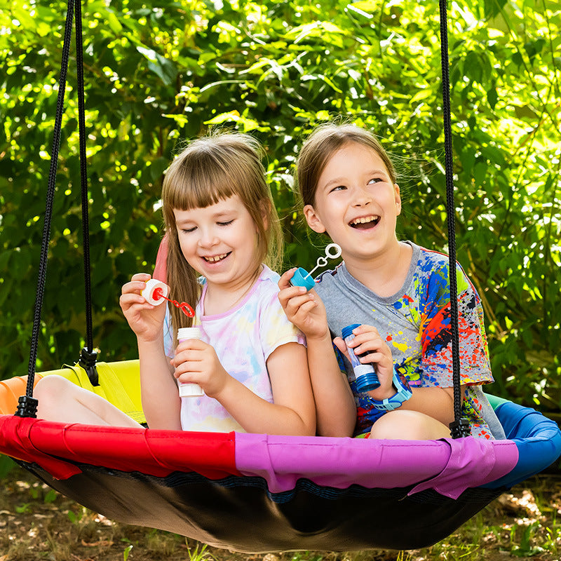 Round Oxford Fabric Swing Hammock