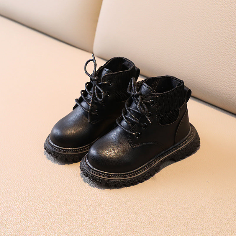 Children's autumn and winter shoes, children's Martin boots