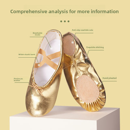 Children's Soft Bottom PU Leather Dance Shoes