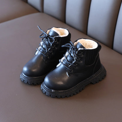 Children's autumn and winter shoes, children's Martin boots