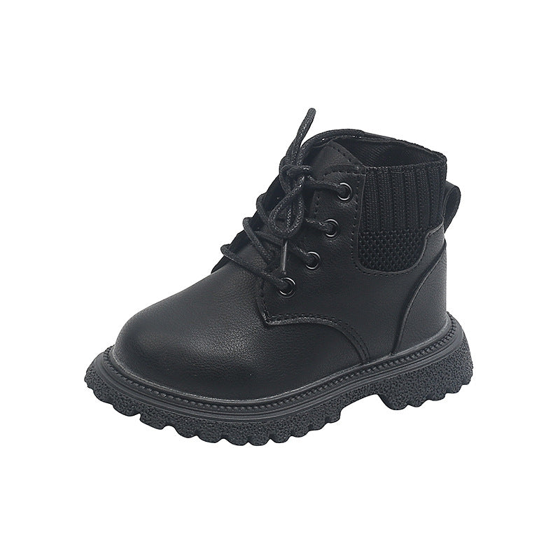 Children's autumn and winter shoes, children's Martin boots