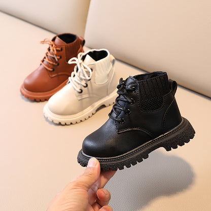 Children's autumn and winter shoes, children's Martin boots